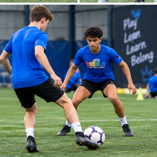 Girl dribbling at Ball MASTRS