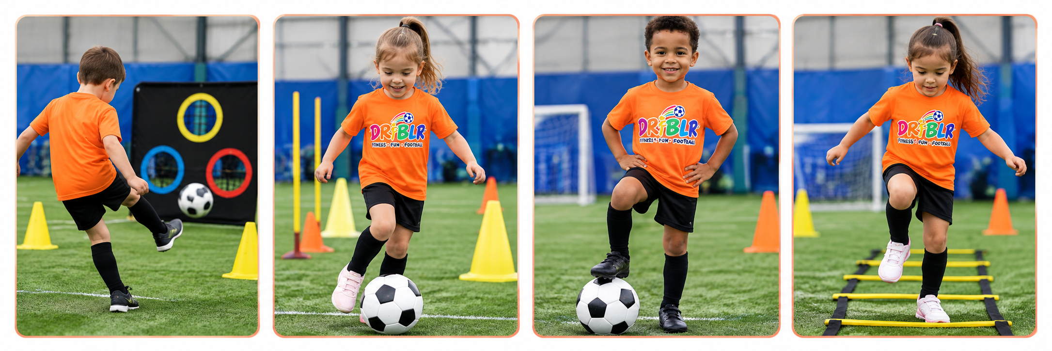 Little KICKRS children playing football