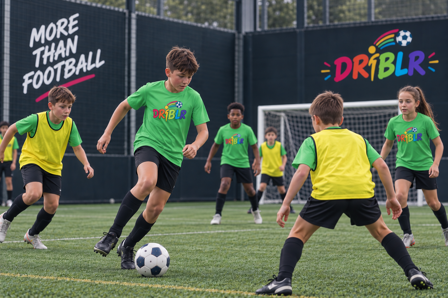 Skill BUILDRS children training with cones